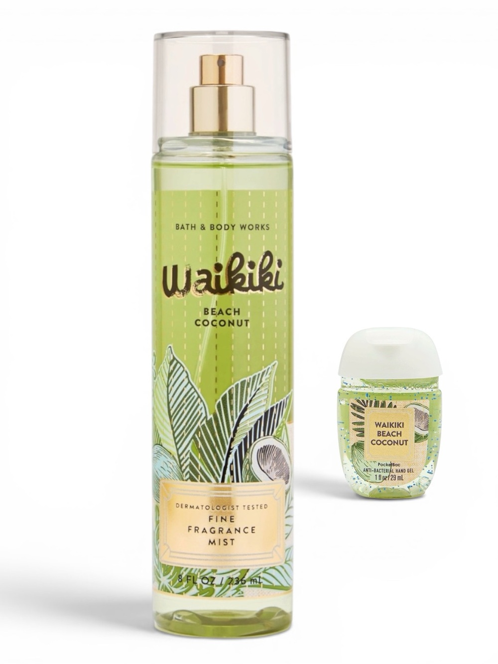 Bath & Body Works Waikiki Beach Coconut Fragrance Mist Spray 8 fl oz